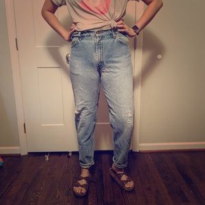 Vintage Levi Denim 550 Orange tab made in USA